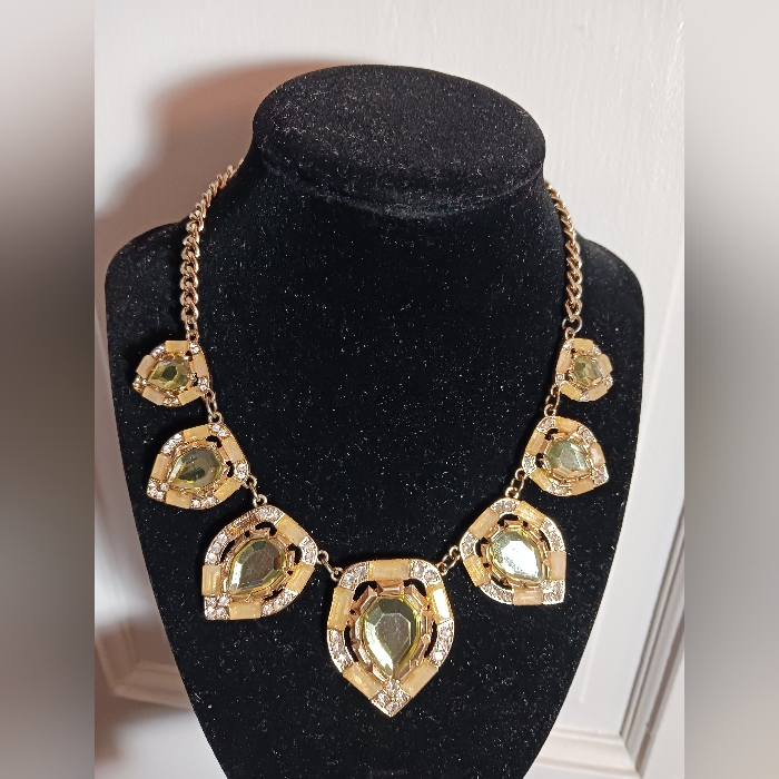 Primark Glass & Lucite Statement Necklace